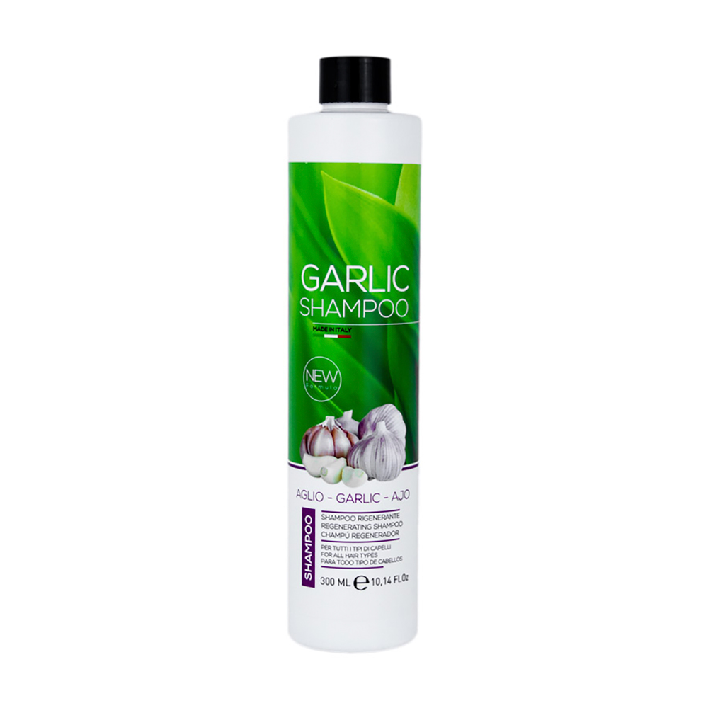 Відновлювальний шампунь KayPro Aglio Garlic Ajo Shampoo для всих типів волосся, з часником, 300 мл
